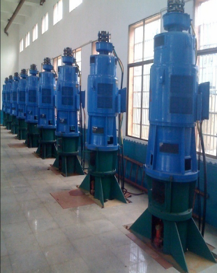 Electric discharge station of Yongfeng pump station - "high-efficiency energy-saving vertical diagonal flow pump"