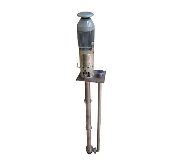 Suspended single-case vertical submersible pump